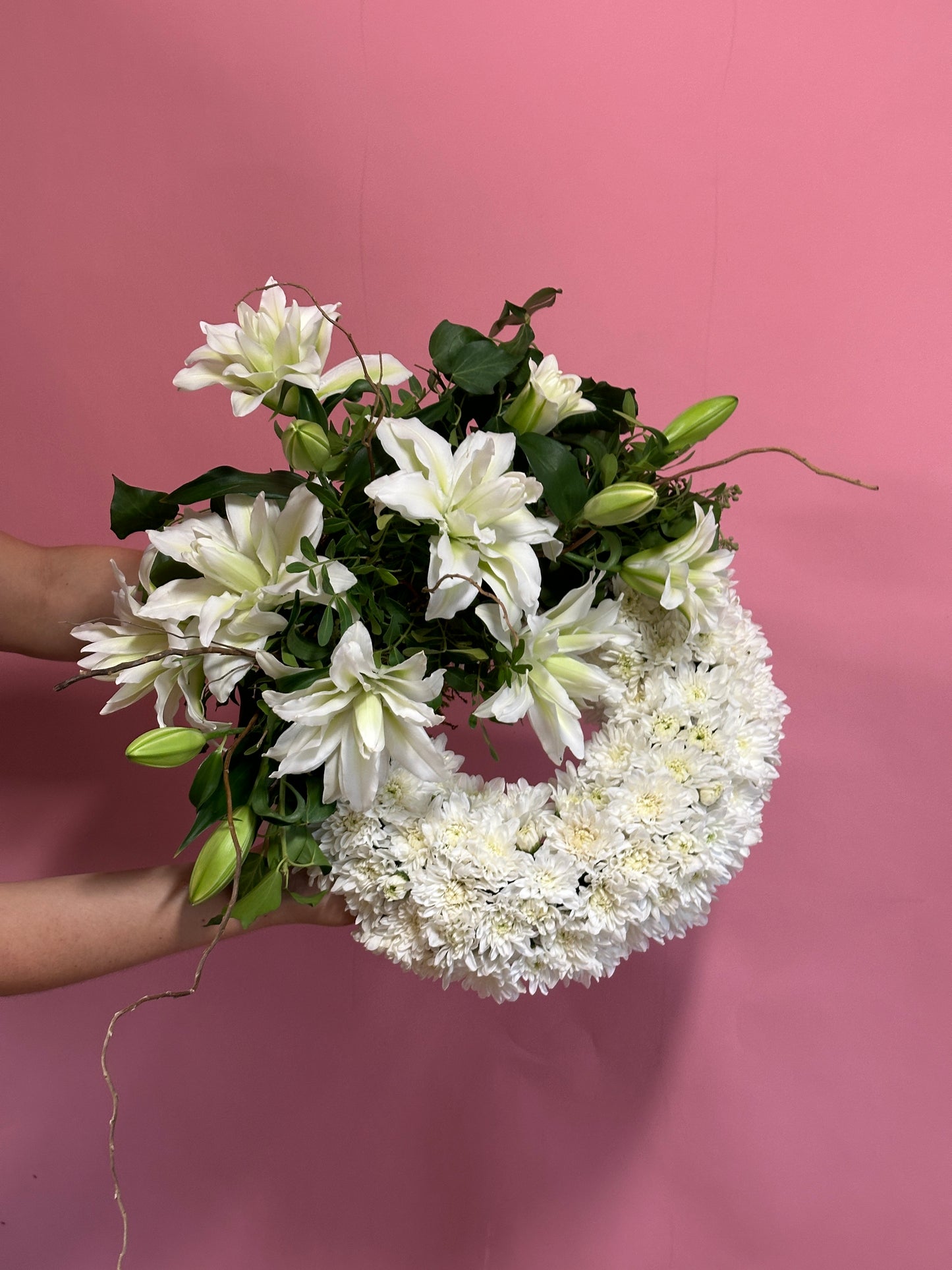 Coroana funerara “Ingerii fie cu tine”