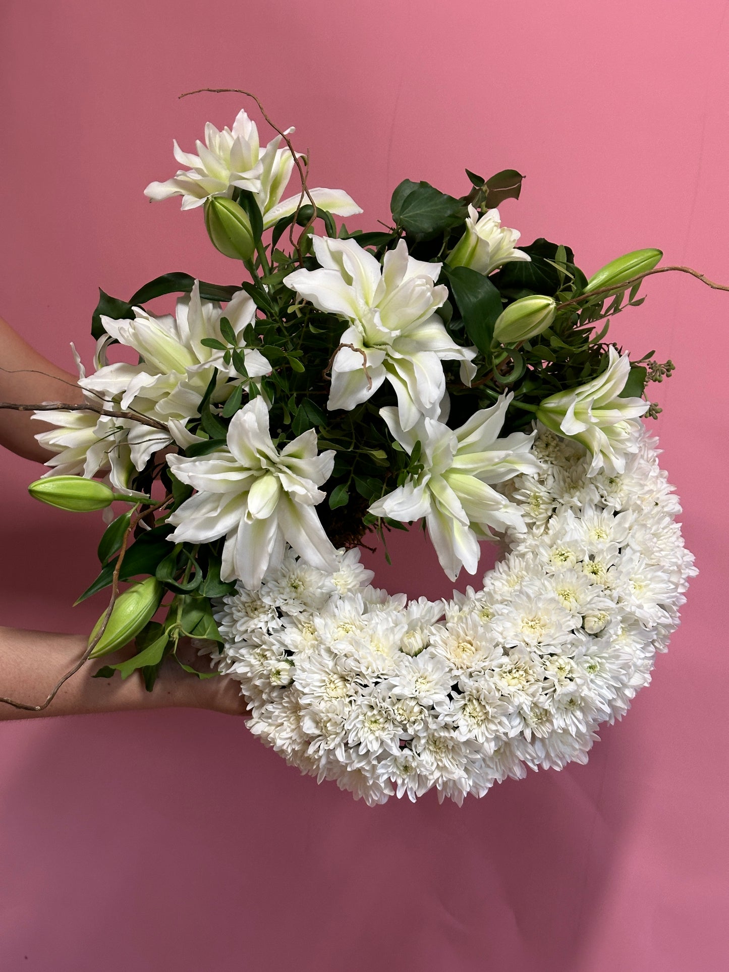 Coroana funerara “Ingerii fie cu tine”